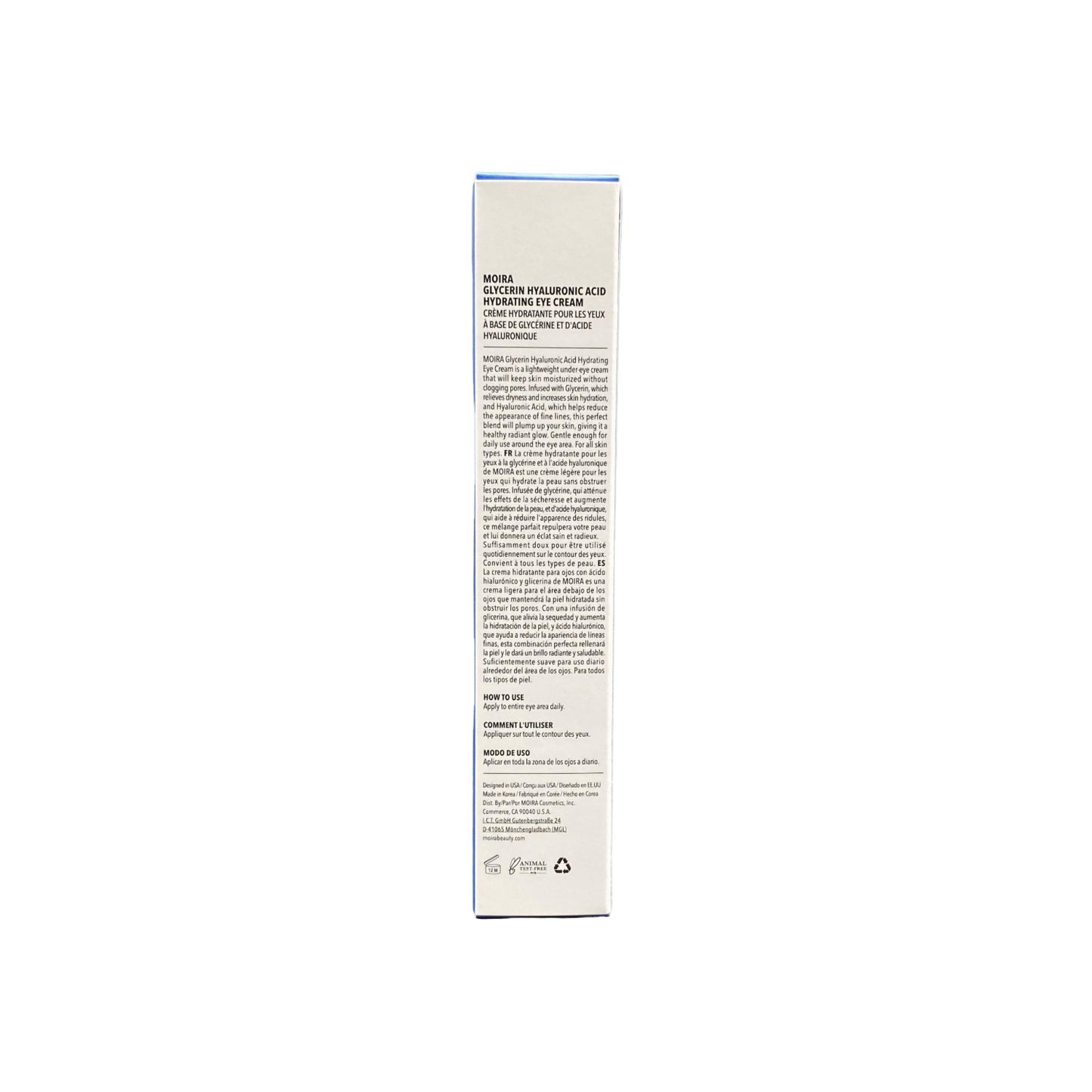 Eye care - Glycerin Hyaluronic Acid Hydrating Eye Cream