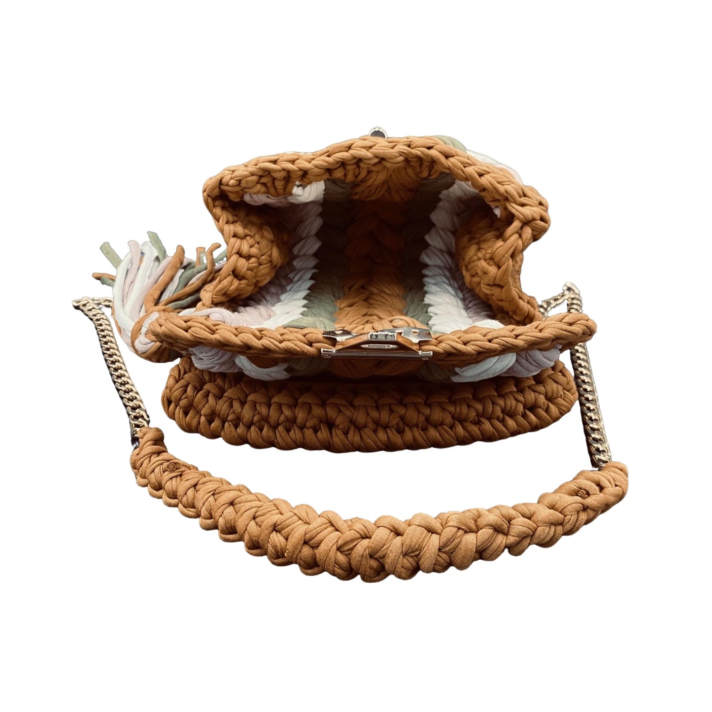 Handmade Crochet Evening Clutch Bag