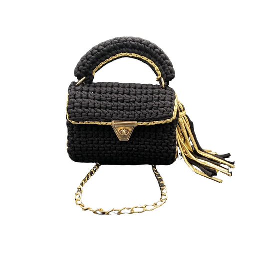 Handmade Crochet Evening Clutch Bag For Women