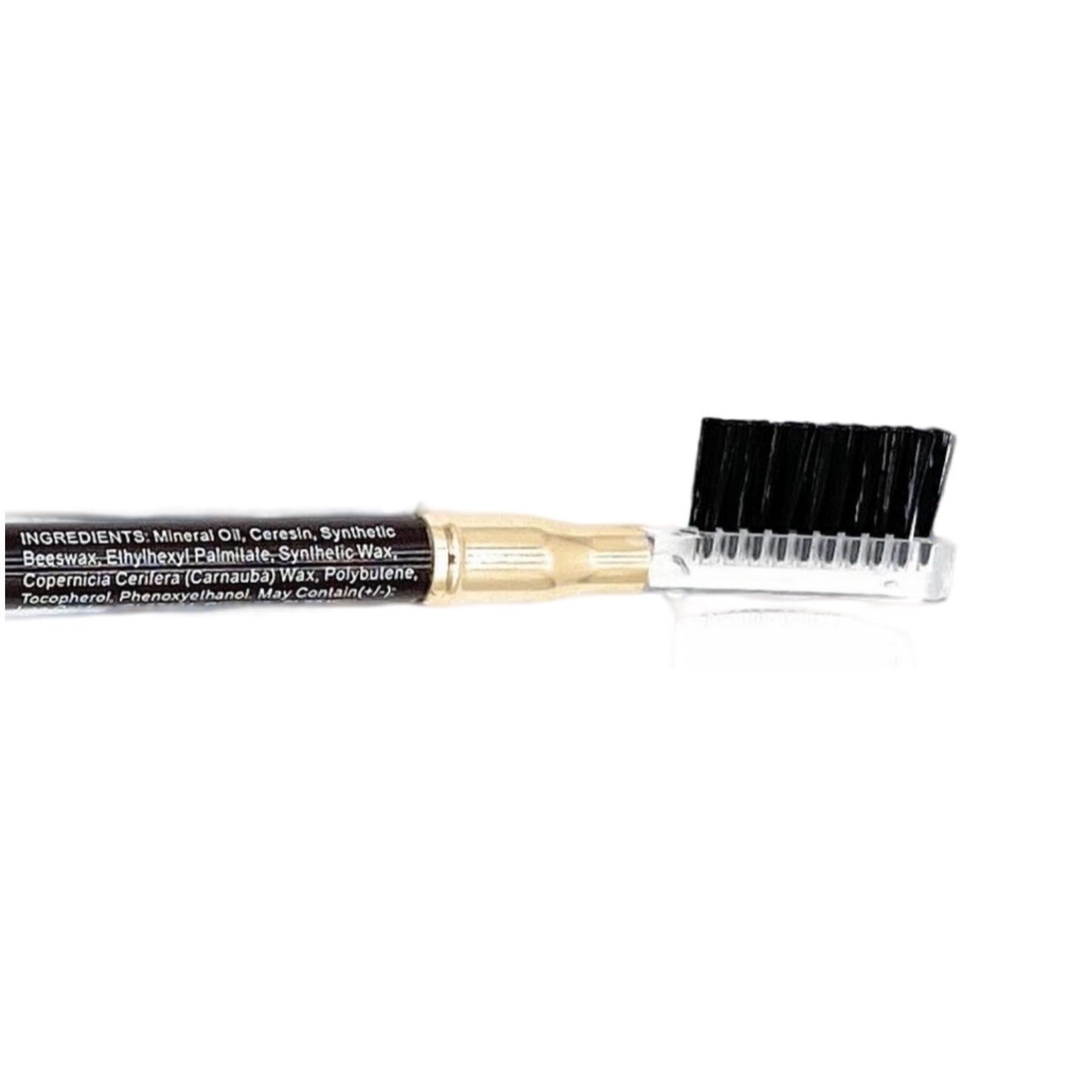 She Makeup - Dual Ended Pencil and Brush Long Lasting Brow Pencil Color Dark Brown/ Lápiz y Pincel de Doble Punta, Lápiz para Cejas de Larga Duración Colo Cafe