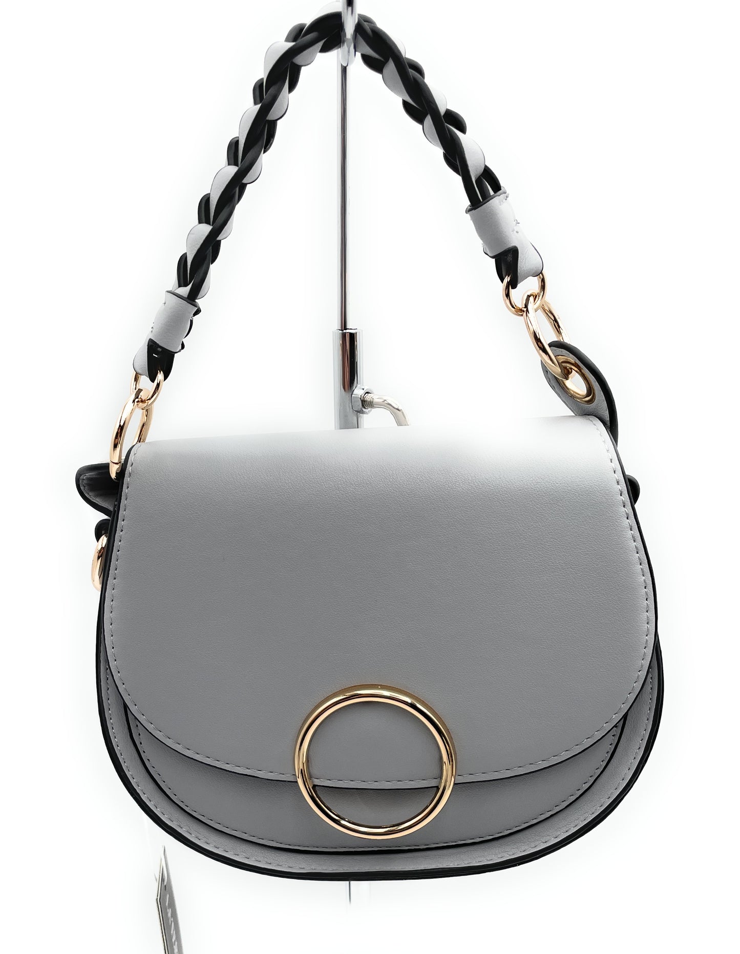 Bolso bandolera con anilla ovalada