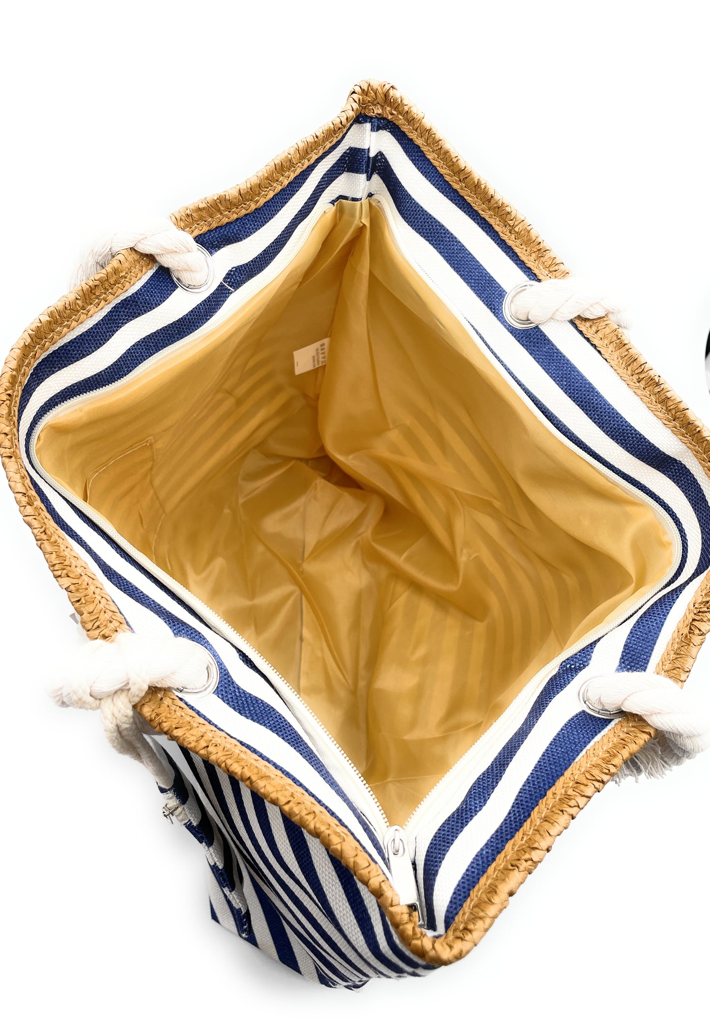 Beach Bag Stripe Beach Bag with Mini Coin Purse