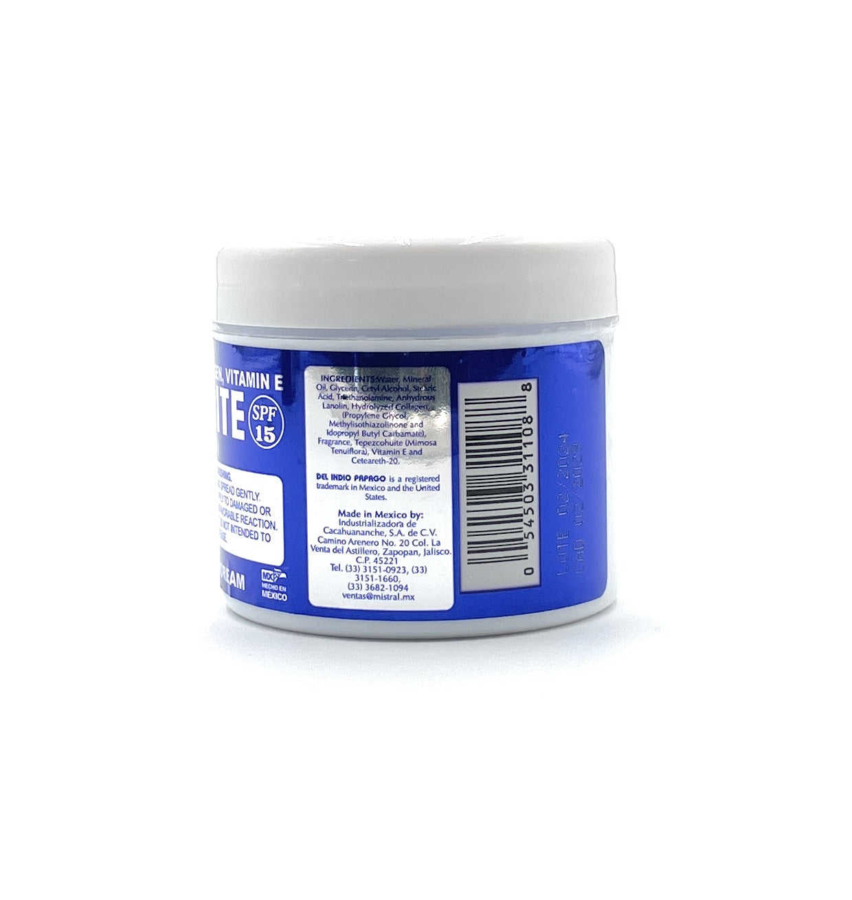 Face Cream - TEPEZCOHUITE DAY CREAM FACIAL CREAM COLLAGEN, VITAMIN E & SPF 15