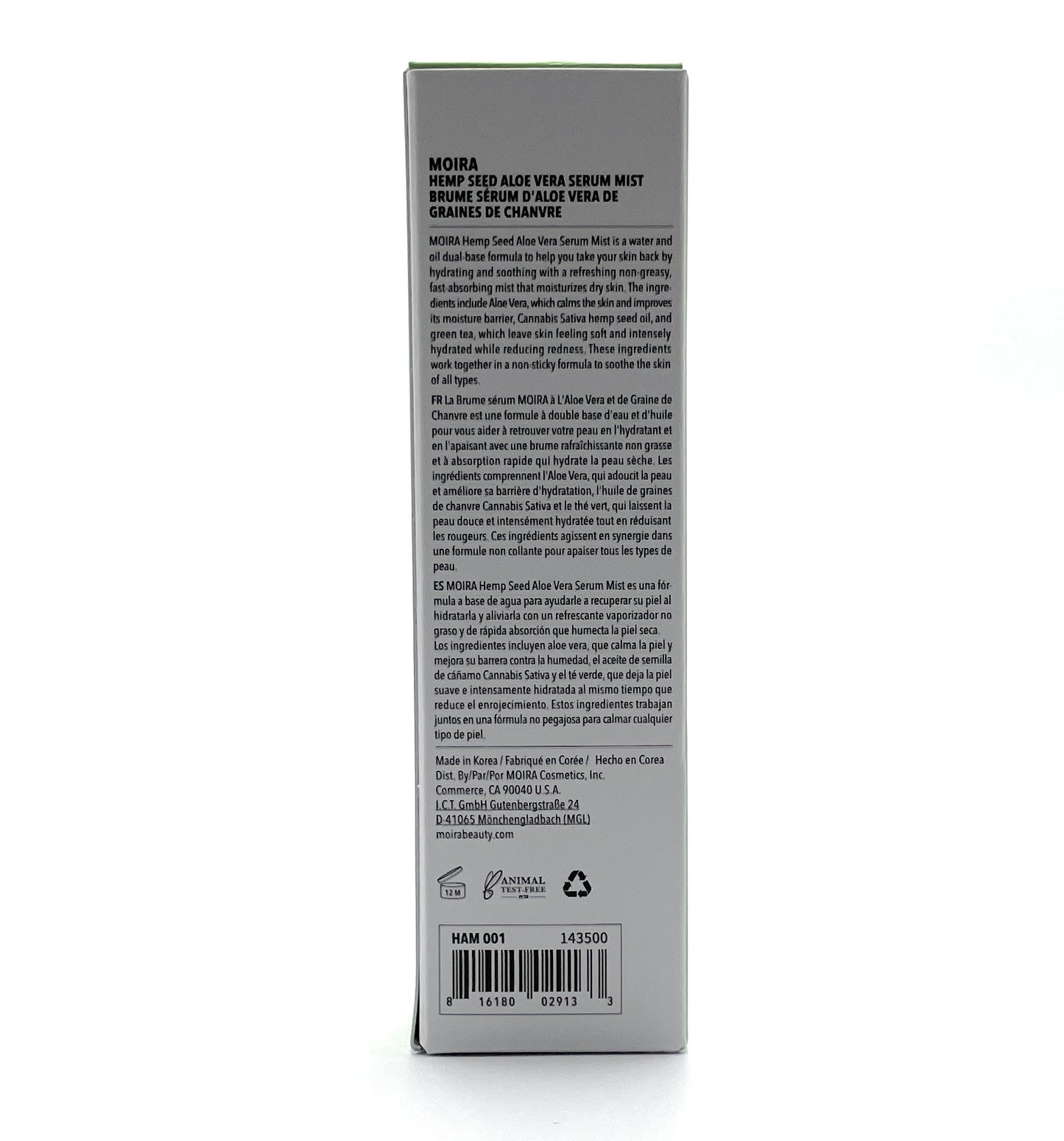 Facial Serum  - Hemp Seed Aloe Vera Serum Mist