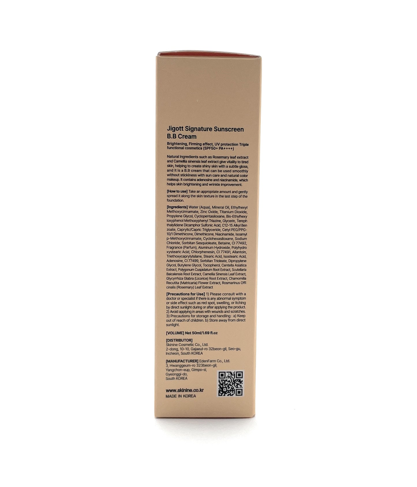 Sunscreen - BB Cream SPF50+ PA++++