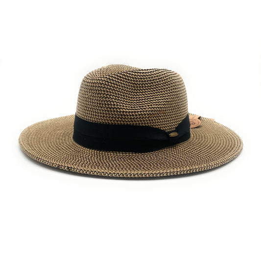 C.C Adjustable Straw Sun Hat – Wide Brim & Lightweight