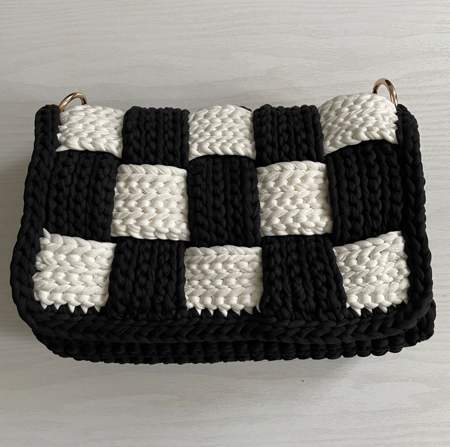 Handmade Crochet Evening Clutch Bag For Women