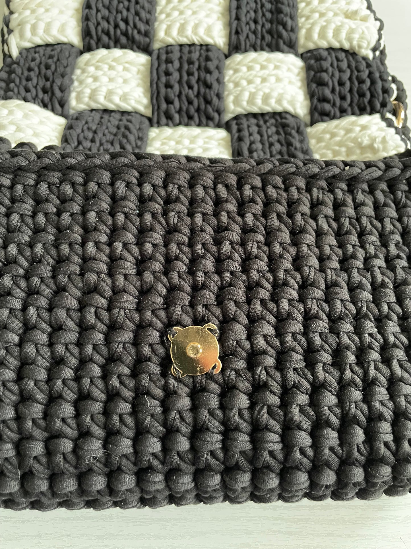 Handmade Crochet Evening Clutch Bag For Women