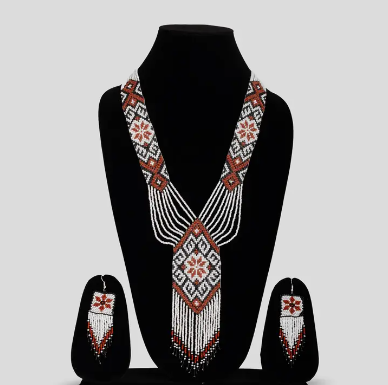 Beaded Jewelry Maroon