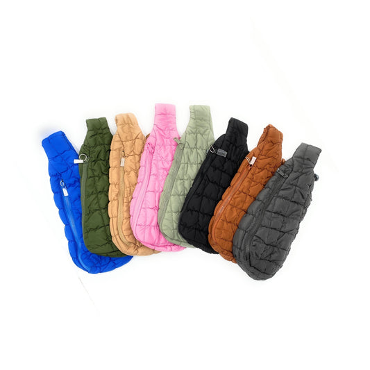 Sling Bag - Quilted Adjustable Sling Bag