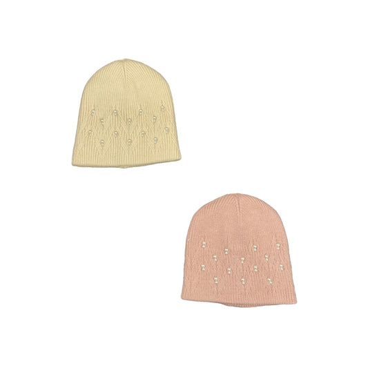 Fashion Pearl Knit Winter Beanie