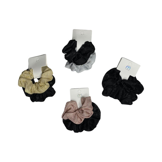 Metallic Scrunchies (Set Of 2)