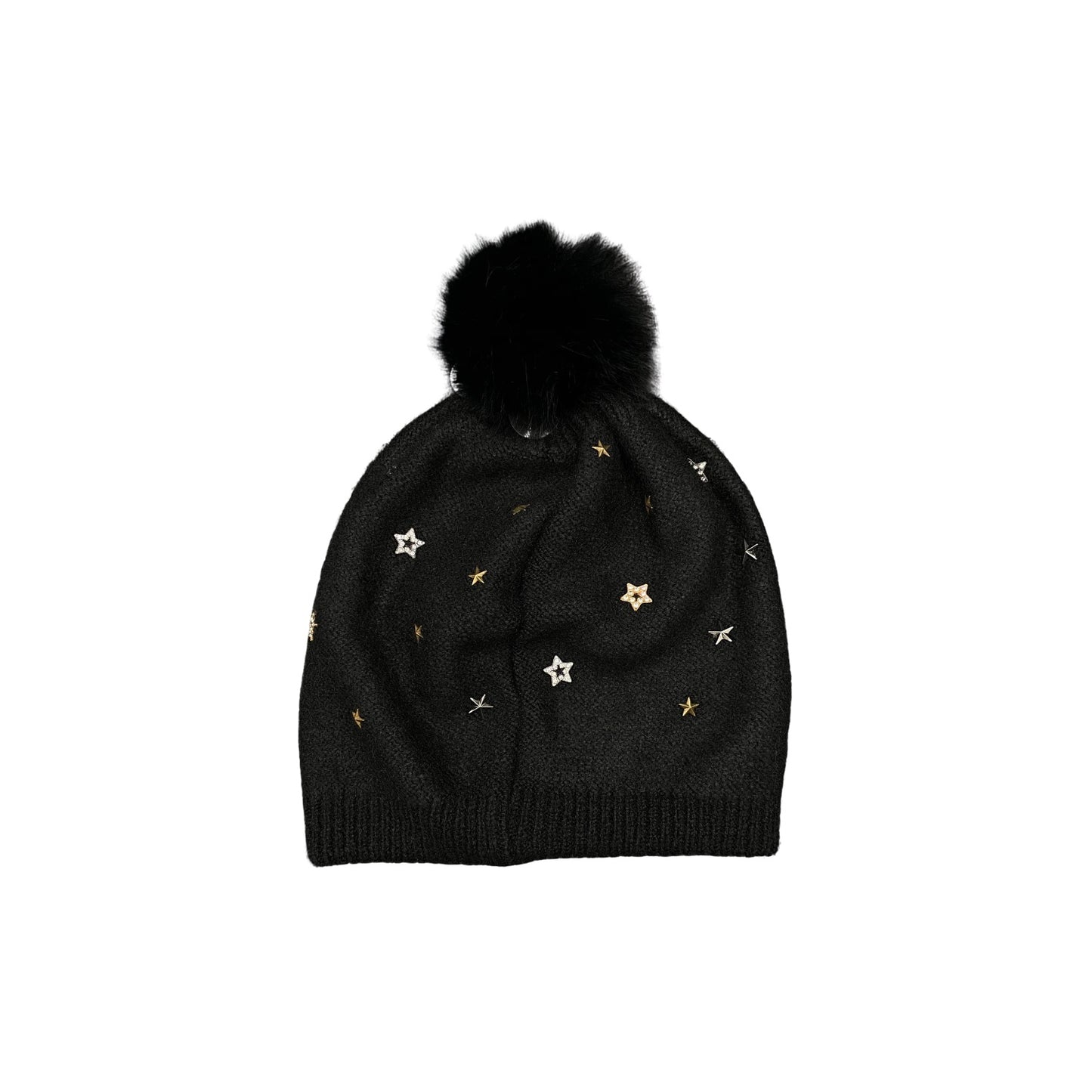 Start Stud Pom Pom Beanie