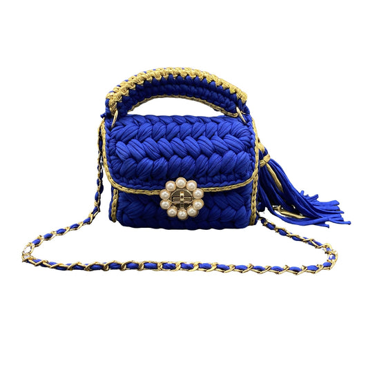 Pearl Crochet Bag For Women