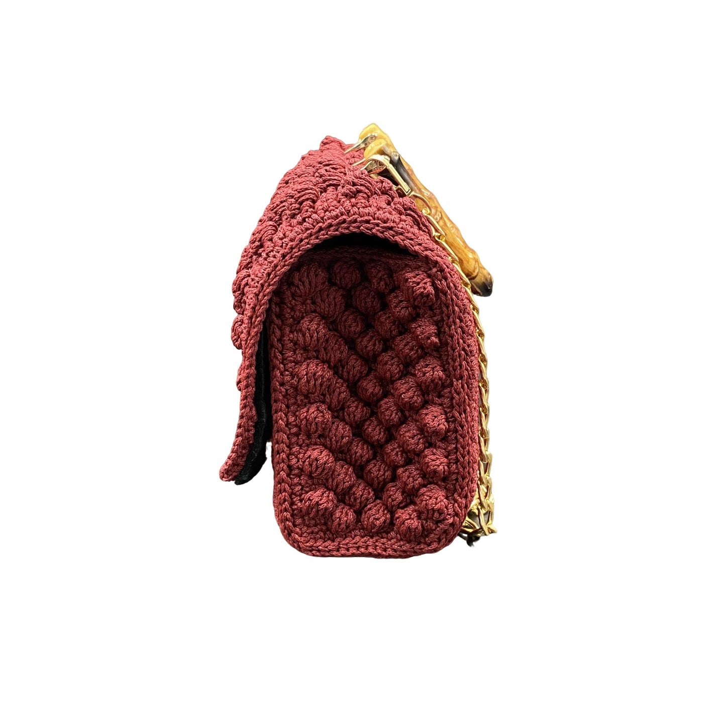 Handmade Crochet Clutch Bag for Women - Magnetic Closure - Elegant Design