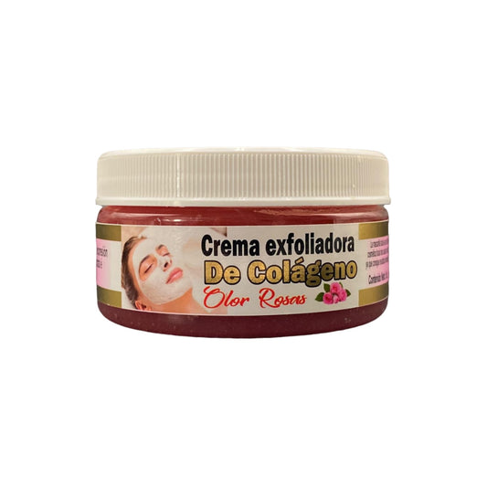 Crema Exfoliadora De Colageno De Olor Rosas