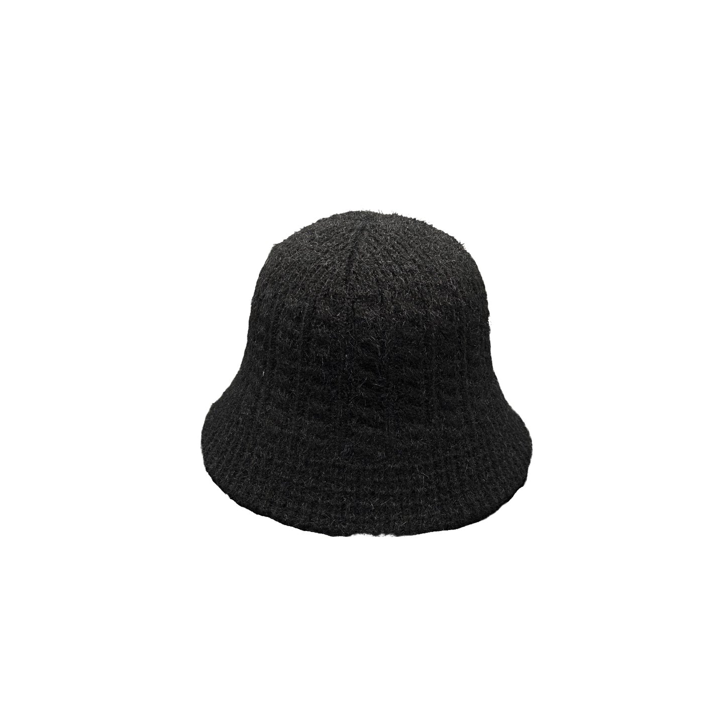 Winter Woven Chain Textured Knit Bucket Hat