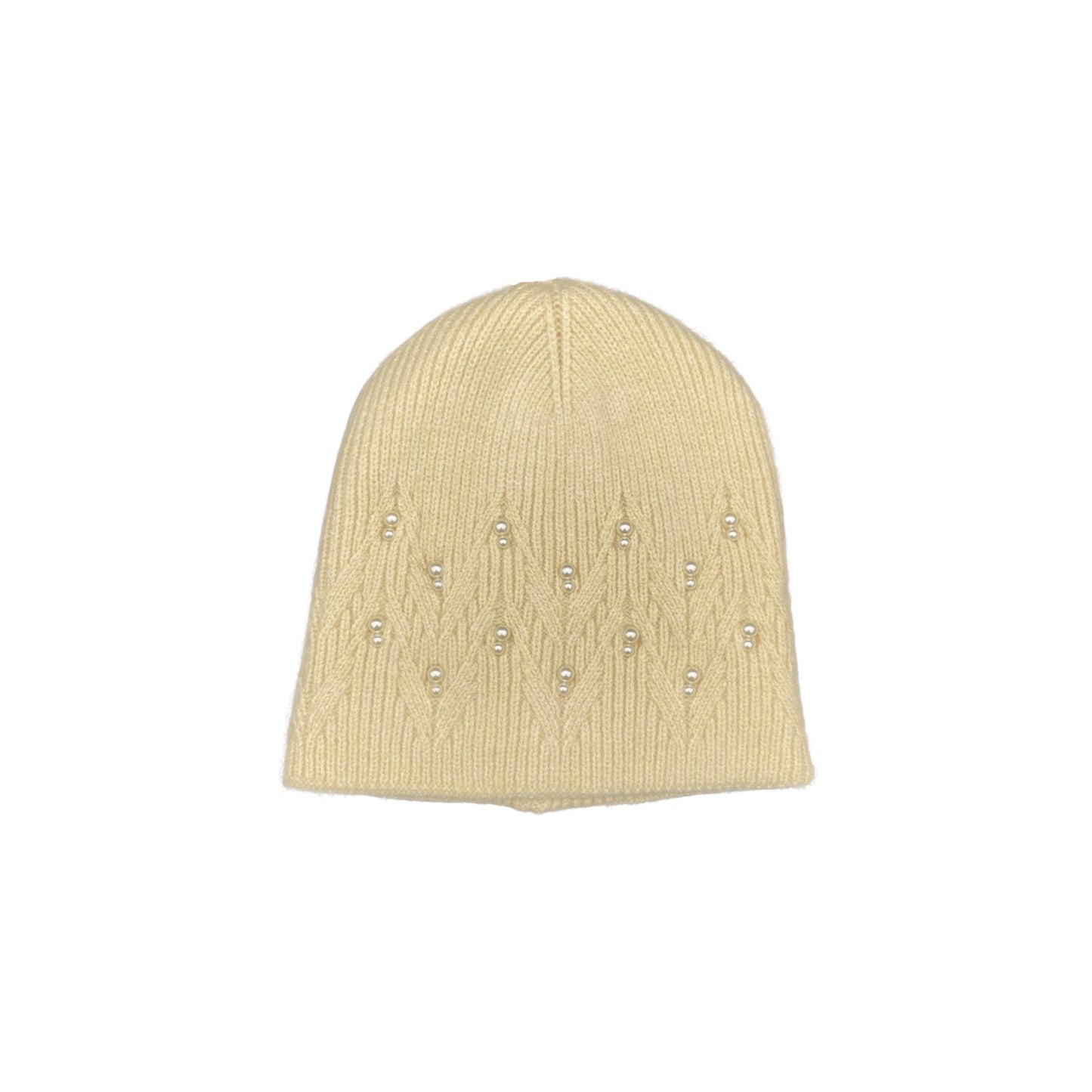 Fashion Pearl Knit Winter Beanie