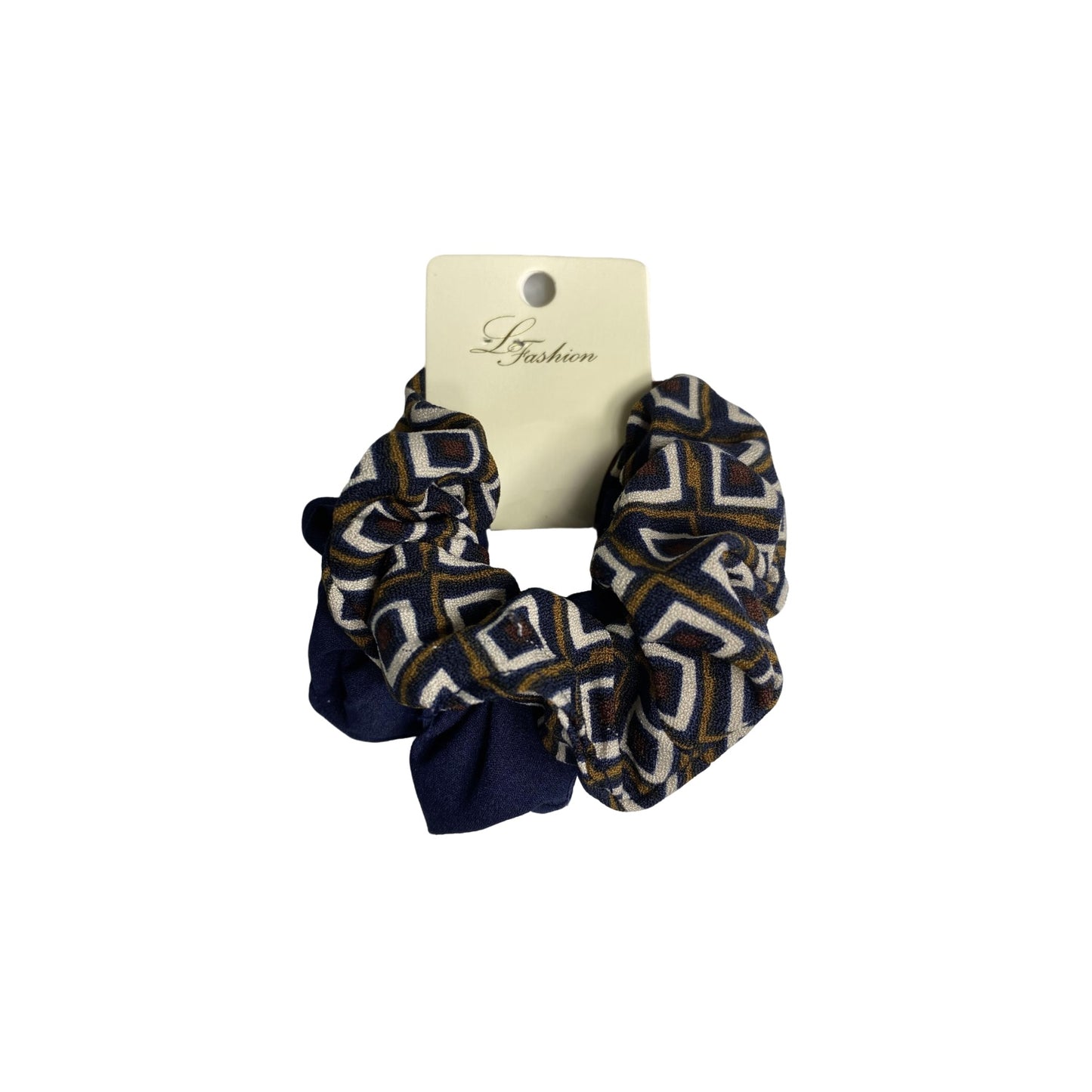 Fashion Scrunchies Set of 2 Solid & Print