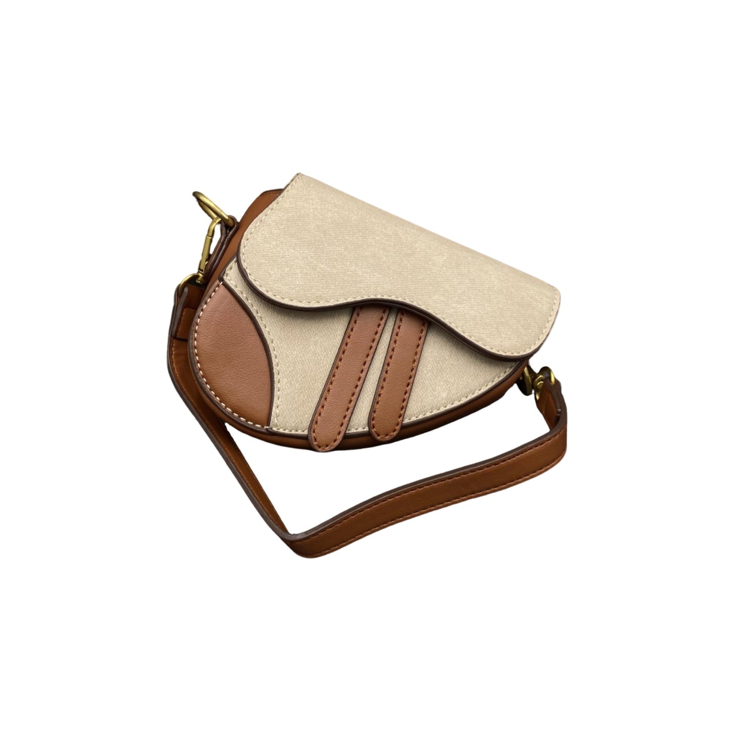 Women's Mini Saddle Bag, Crossbody Shoulder Bag