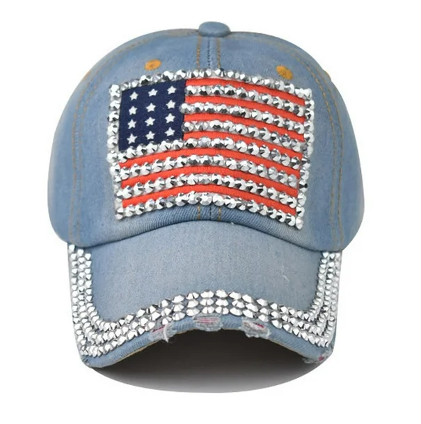 Baseball Rhinestone Cap