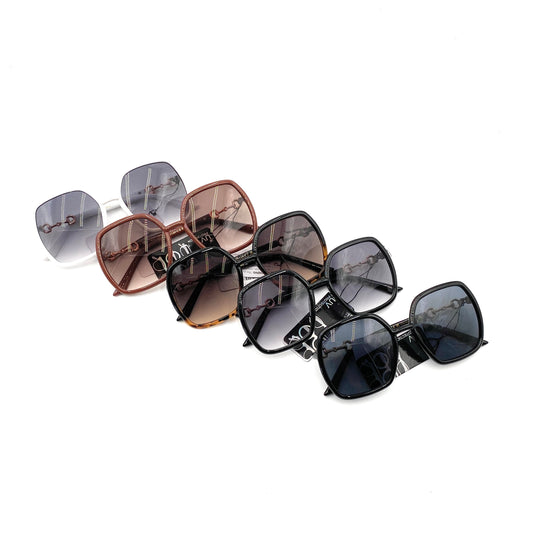 Classy Polarized Thin Rectangle Simple Fashion Sunglasses CE