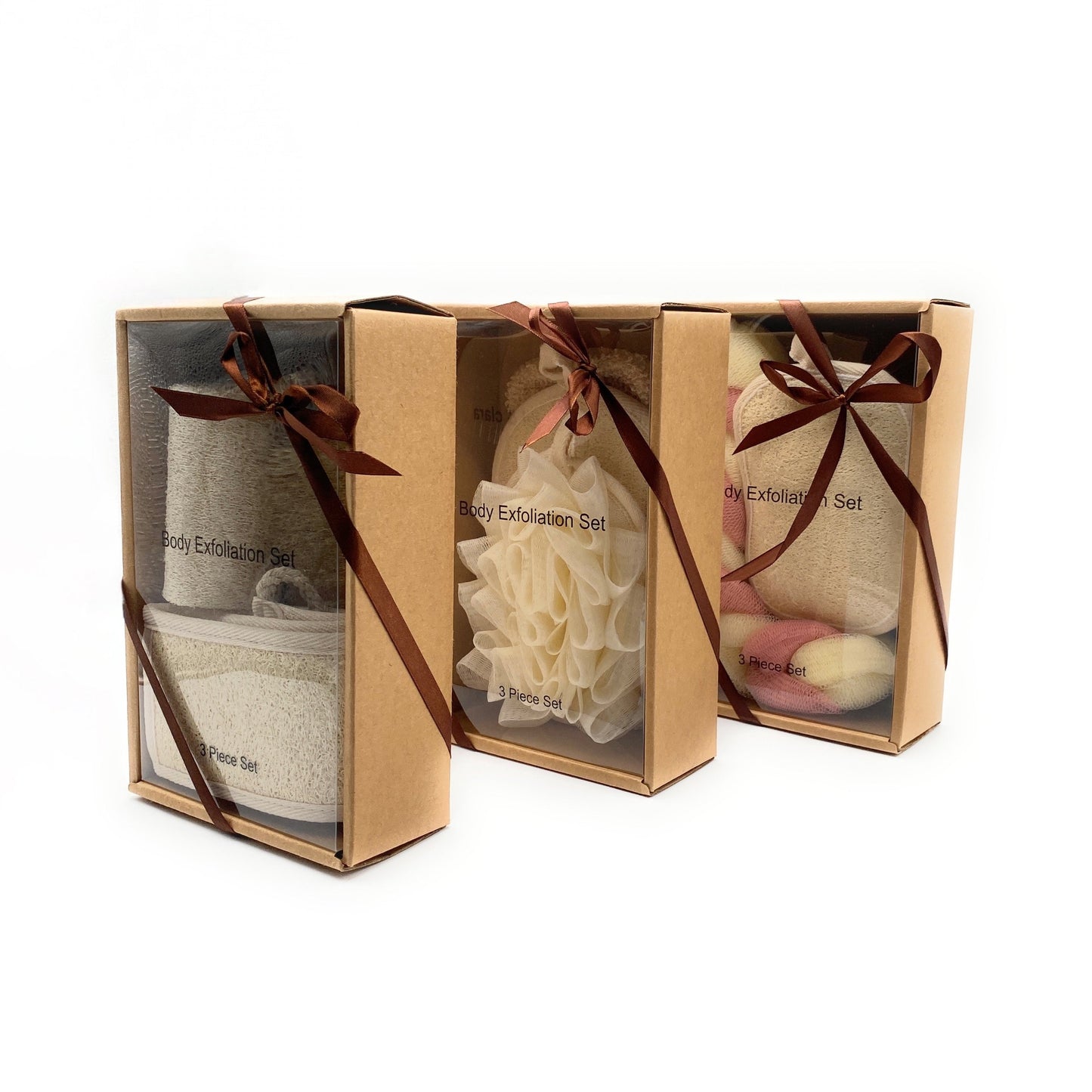 3 Piece Body Exfoliation Gift Set / Set de regalo de exfoliación corporal de 3 piezas