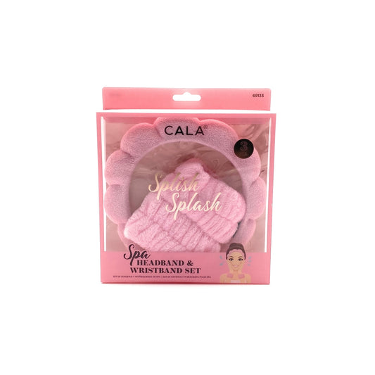 Cala 3 Piece Splish Splash Spa Headband & Wristband Set