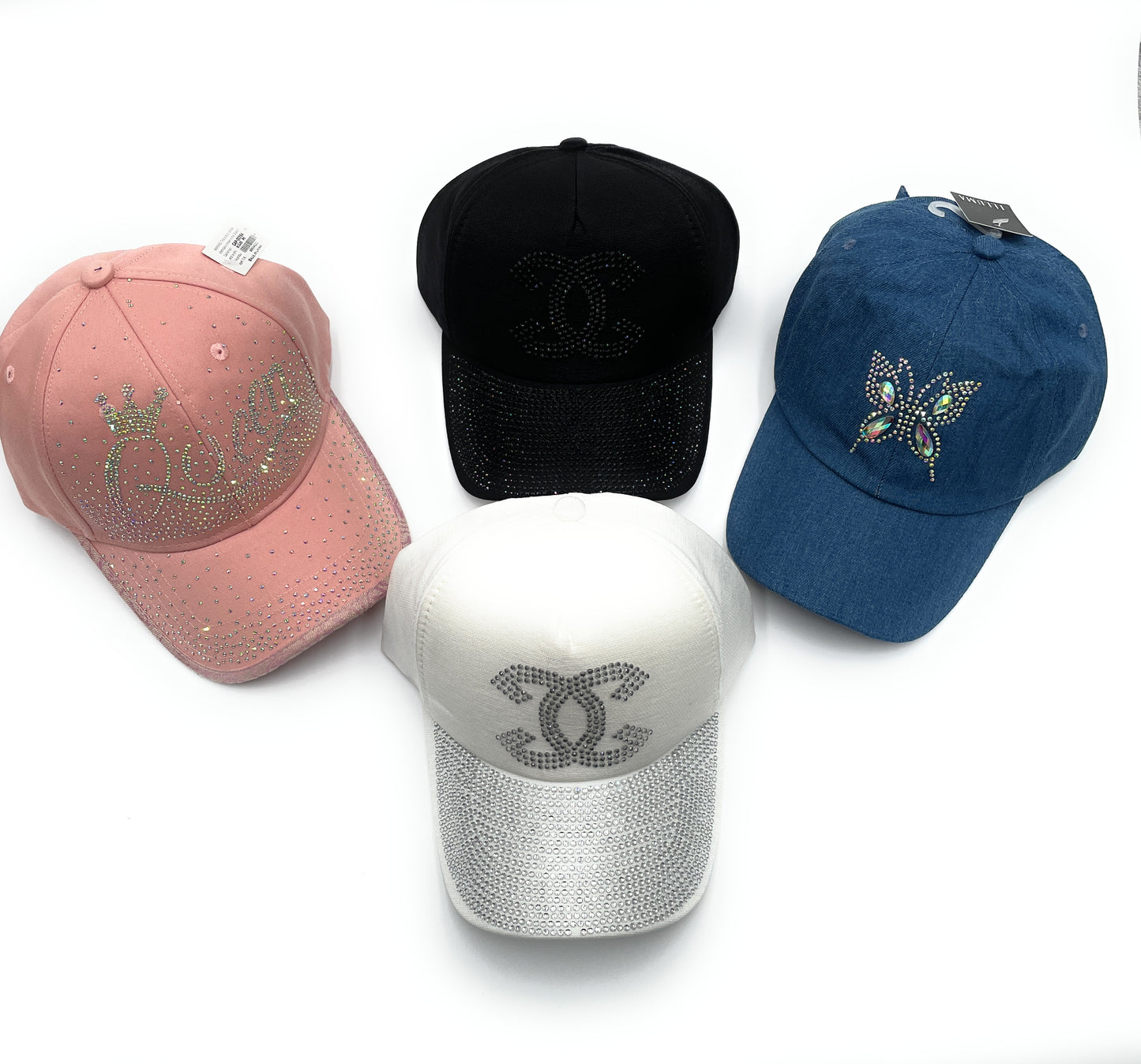 Rhinestone Stylish Caps