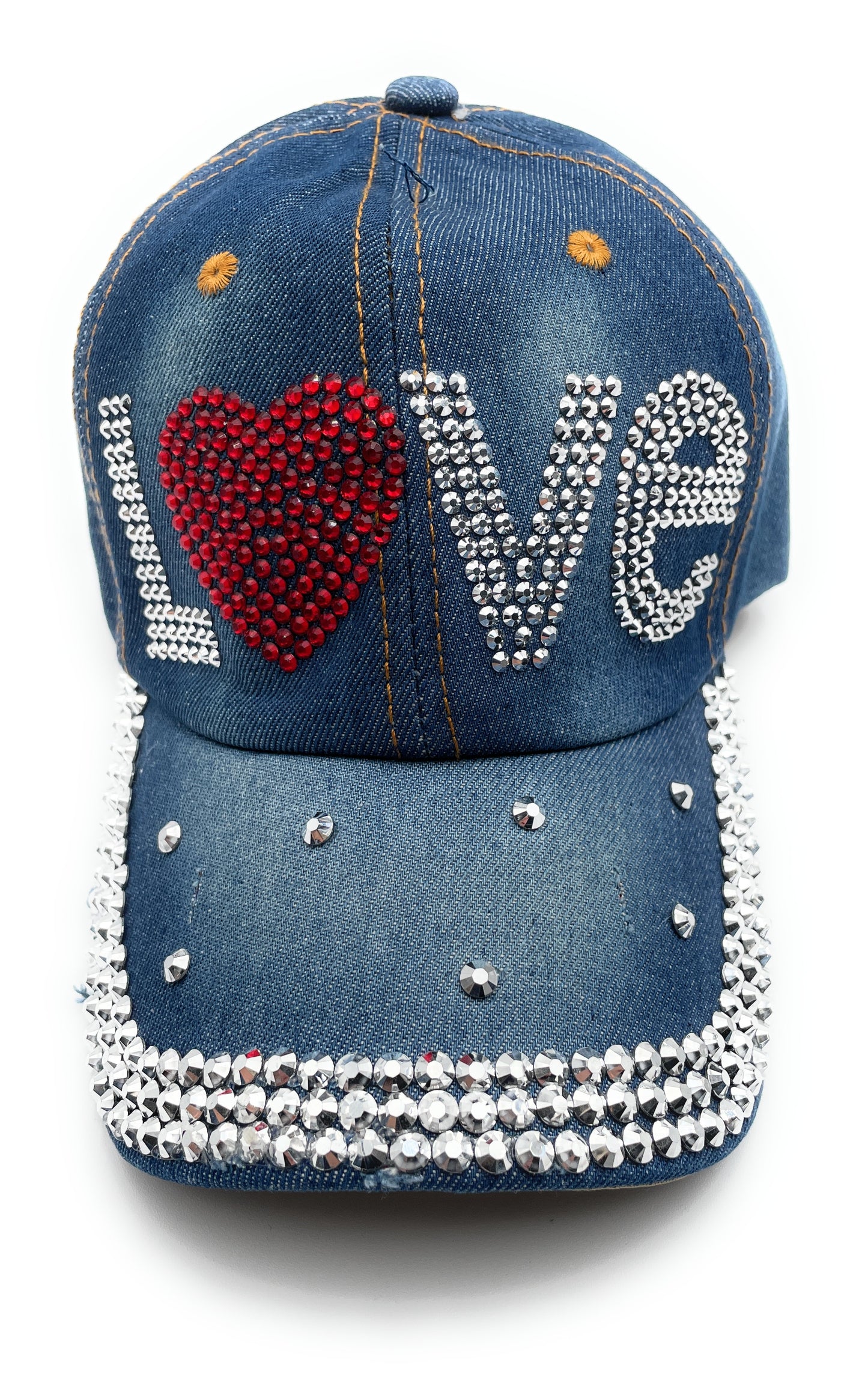 Baseball Rhinestone Cap