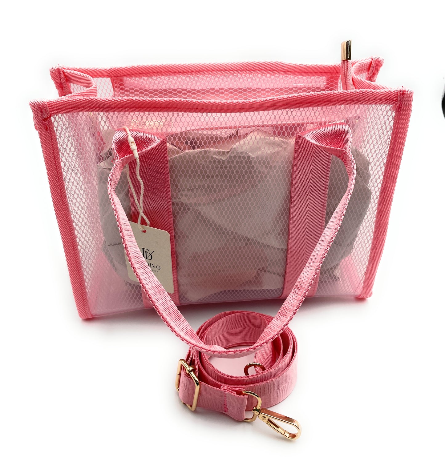 Clear Tote Crossbody Bag