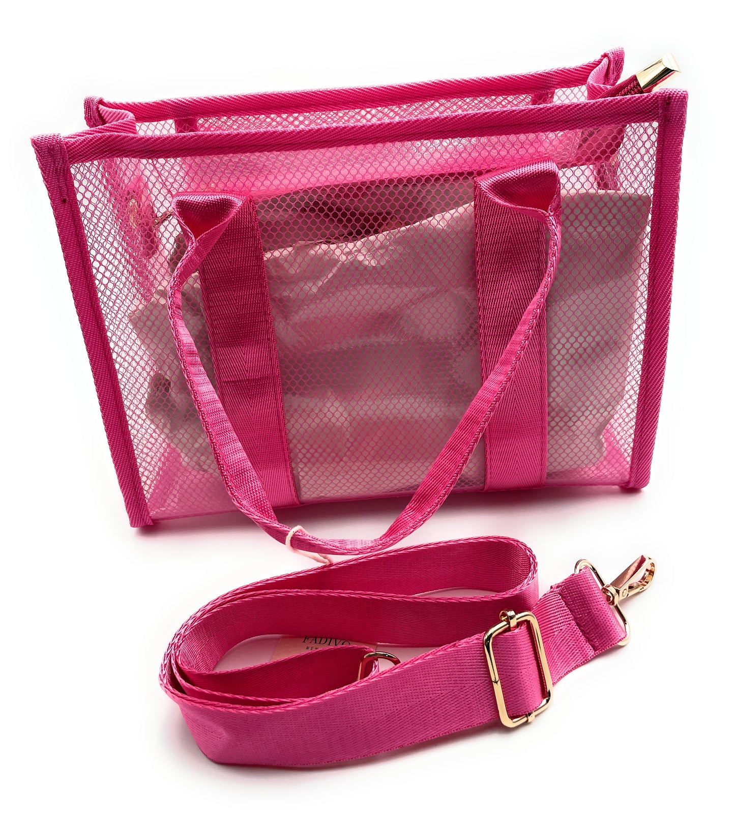 Clear Tote Crossbody Bag