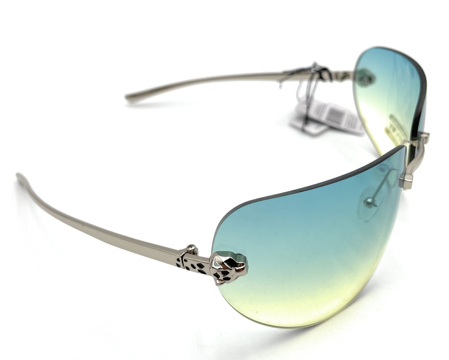 Rimless Aviator Color Pop Gradient Sunglasses - SPEXX