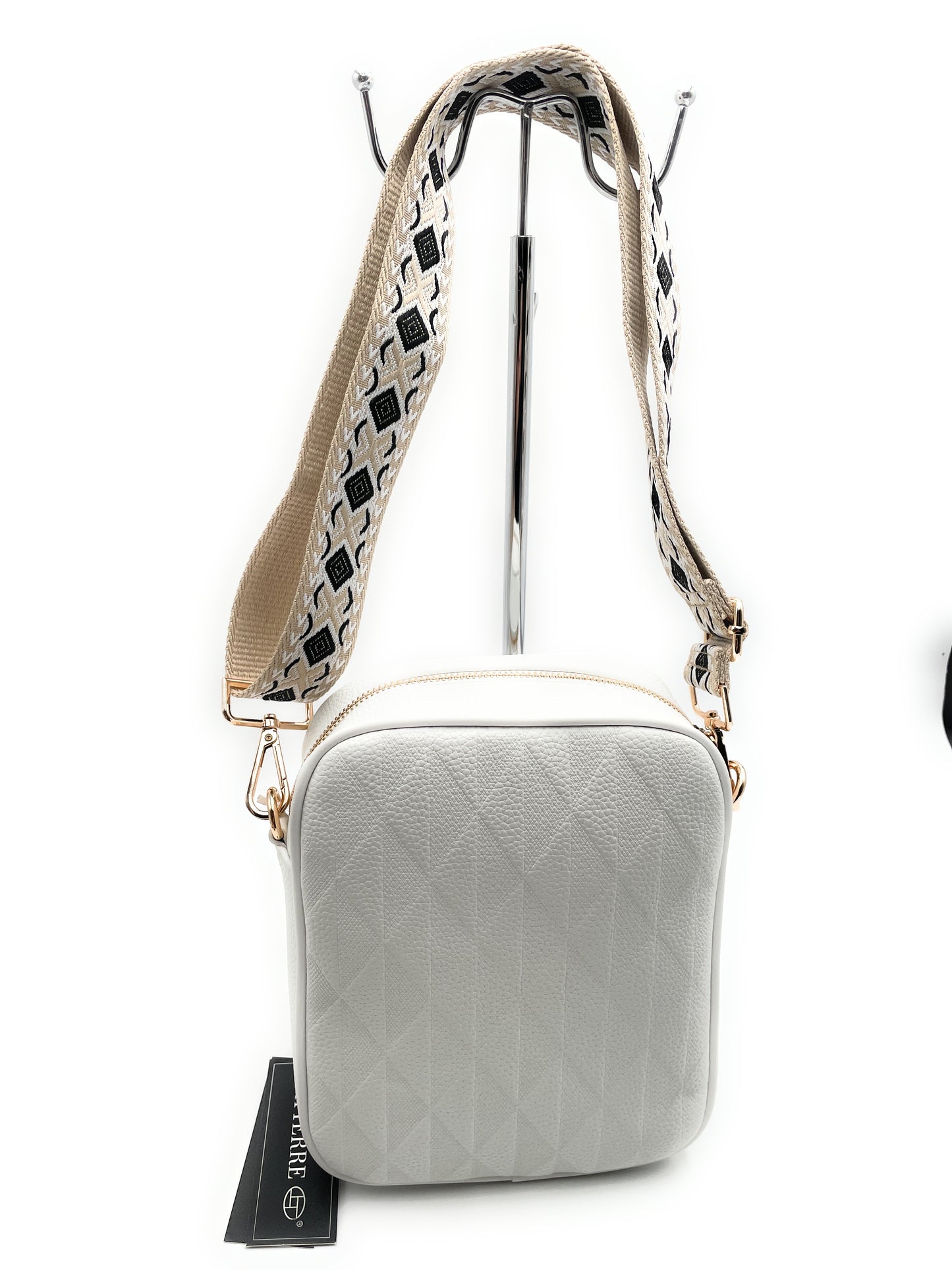 Plaid Crossbody Chain Bag Chain With Guitar Strap