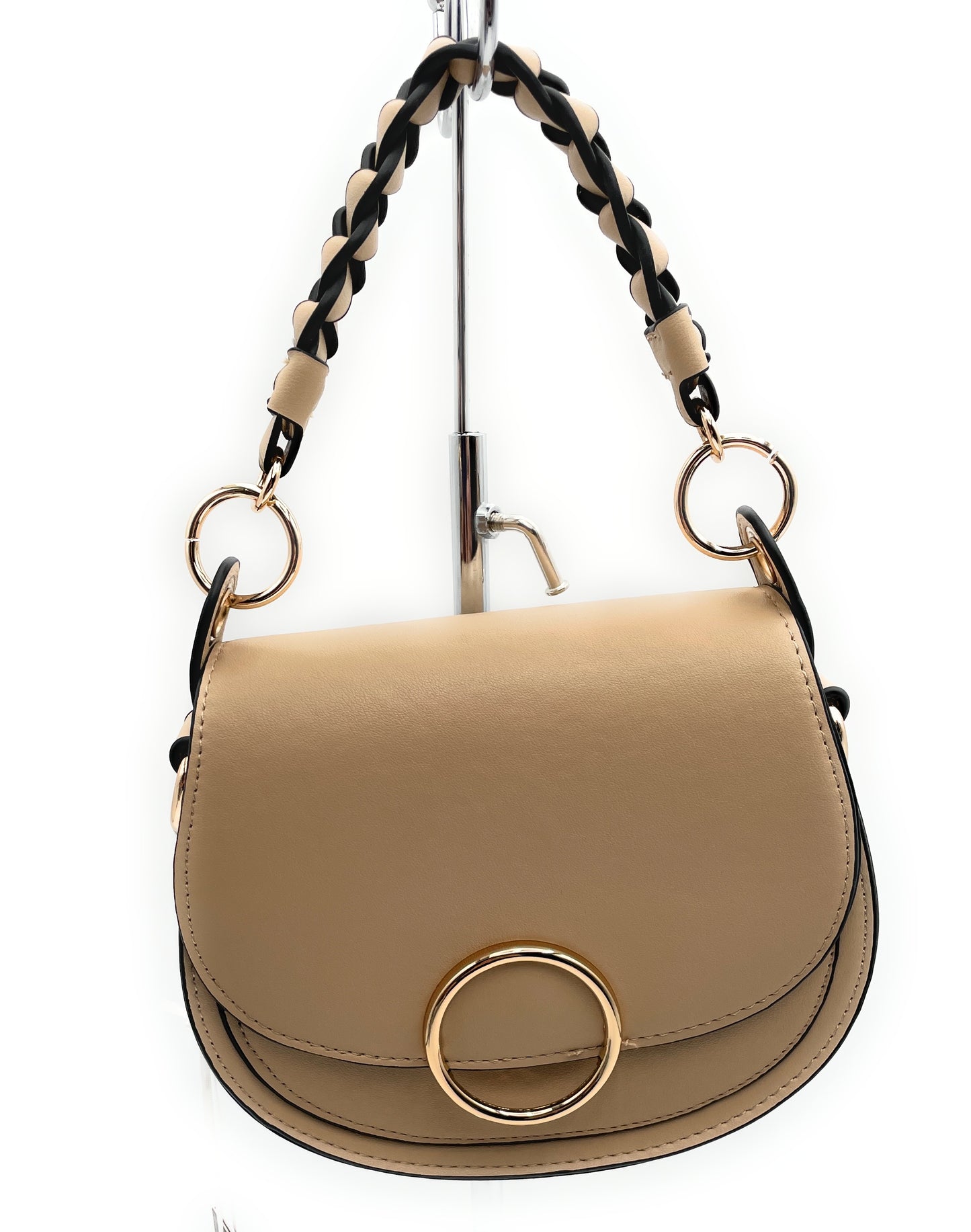 Trendy Oval Ring Crossbody Bag