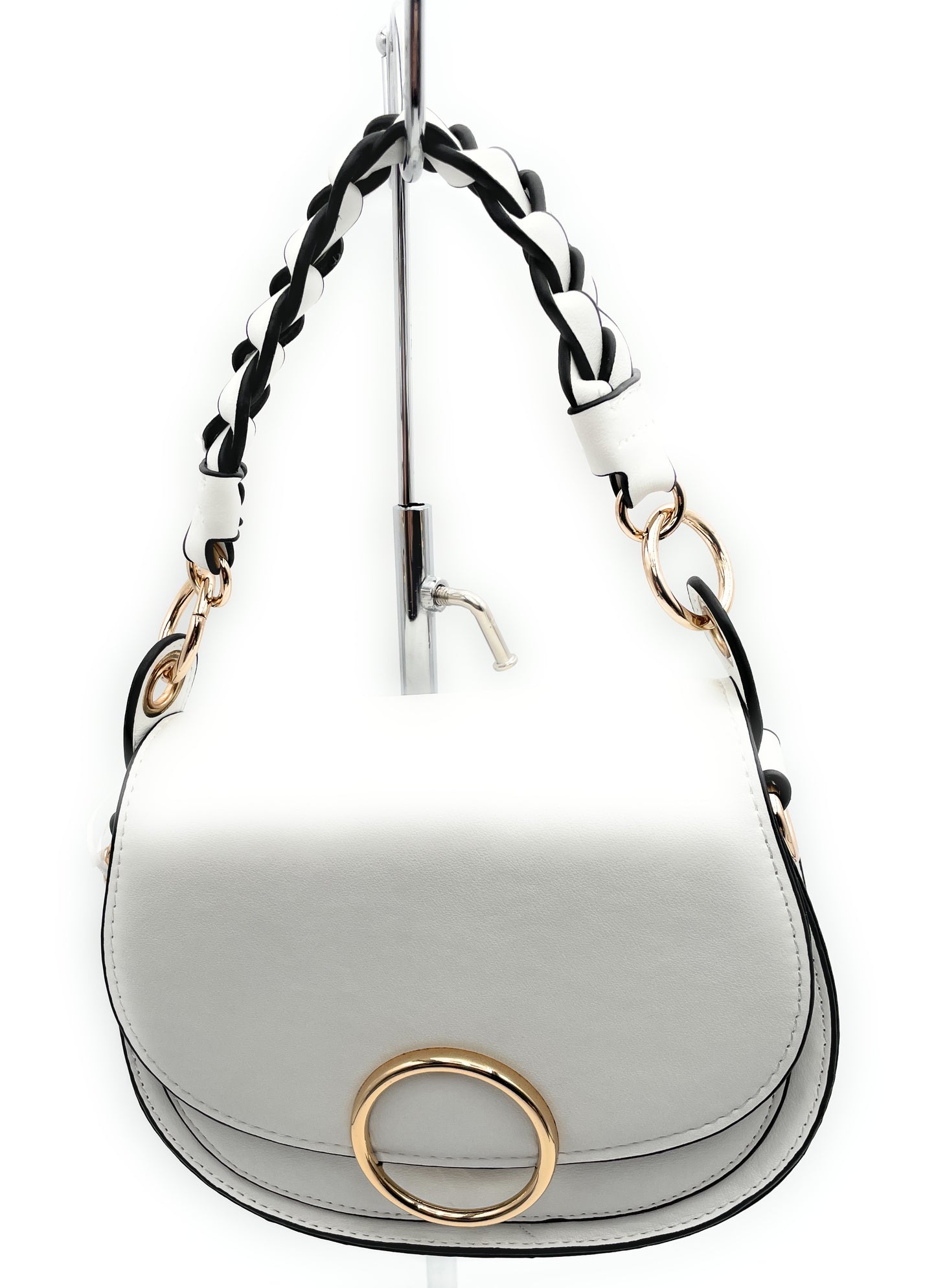 Trendy Oval Ring Crossbody Bag