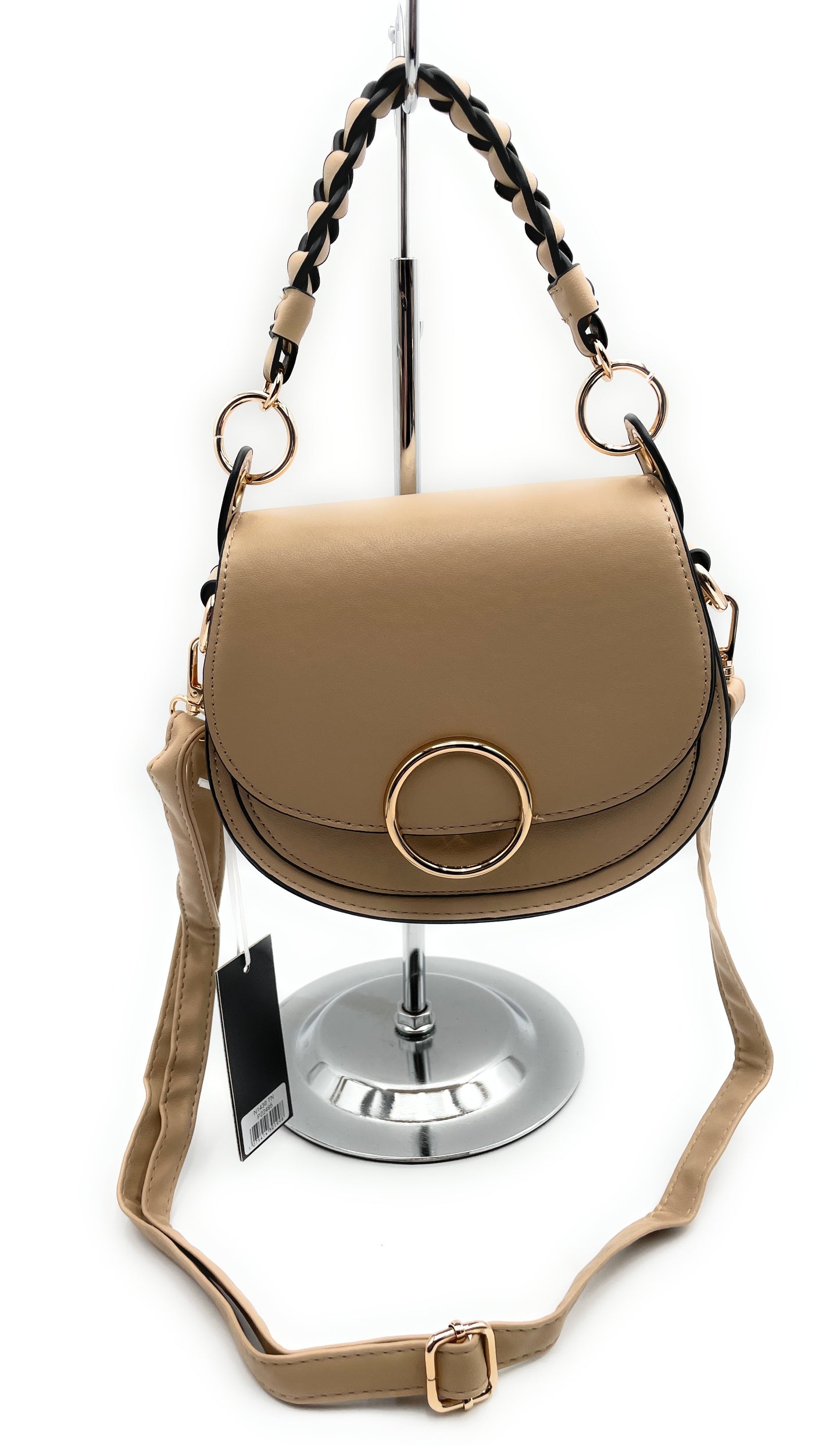 Trendy Oval Ring Crossbody Bag