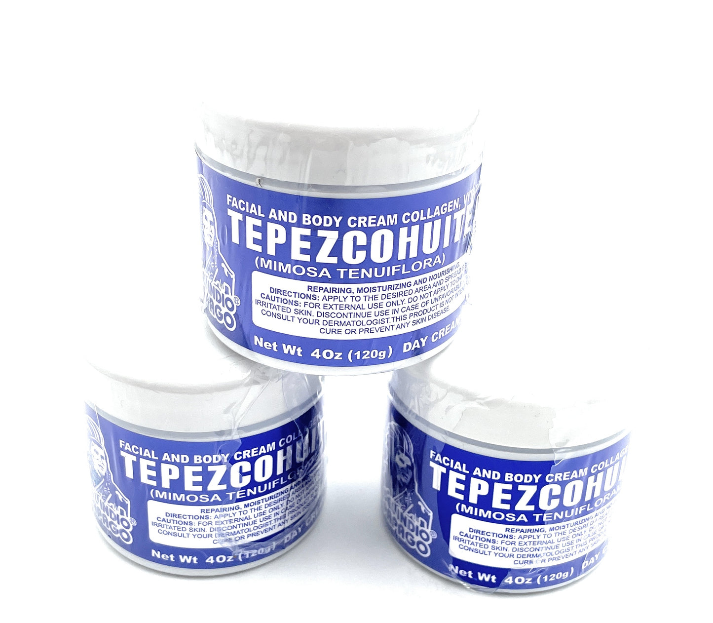 Face Cream -  TEPEZCOHUITE DAY CREAM FACIAL CREAM COLLAGEN, VITAMIN E & SPF 15