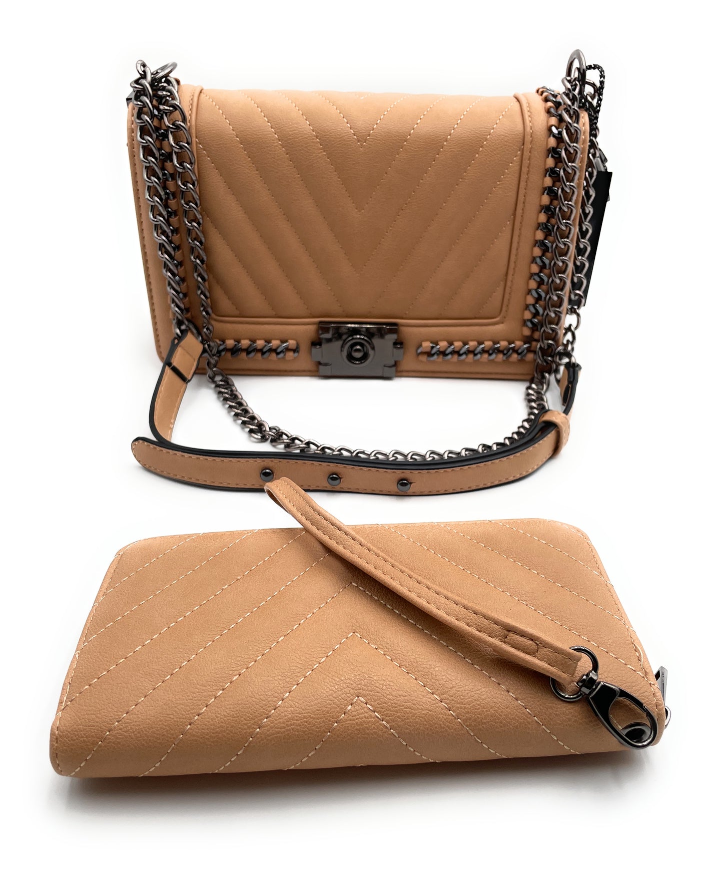 Crossbody Purse + Wallet Set