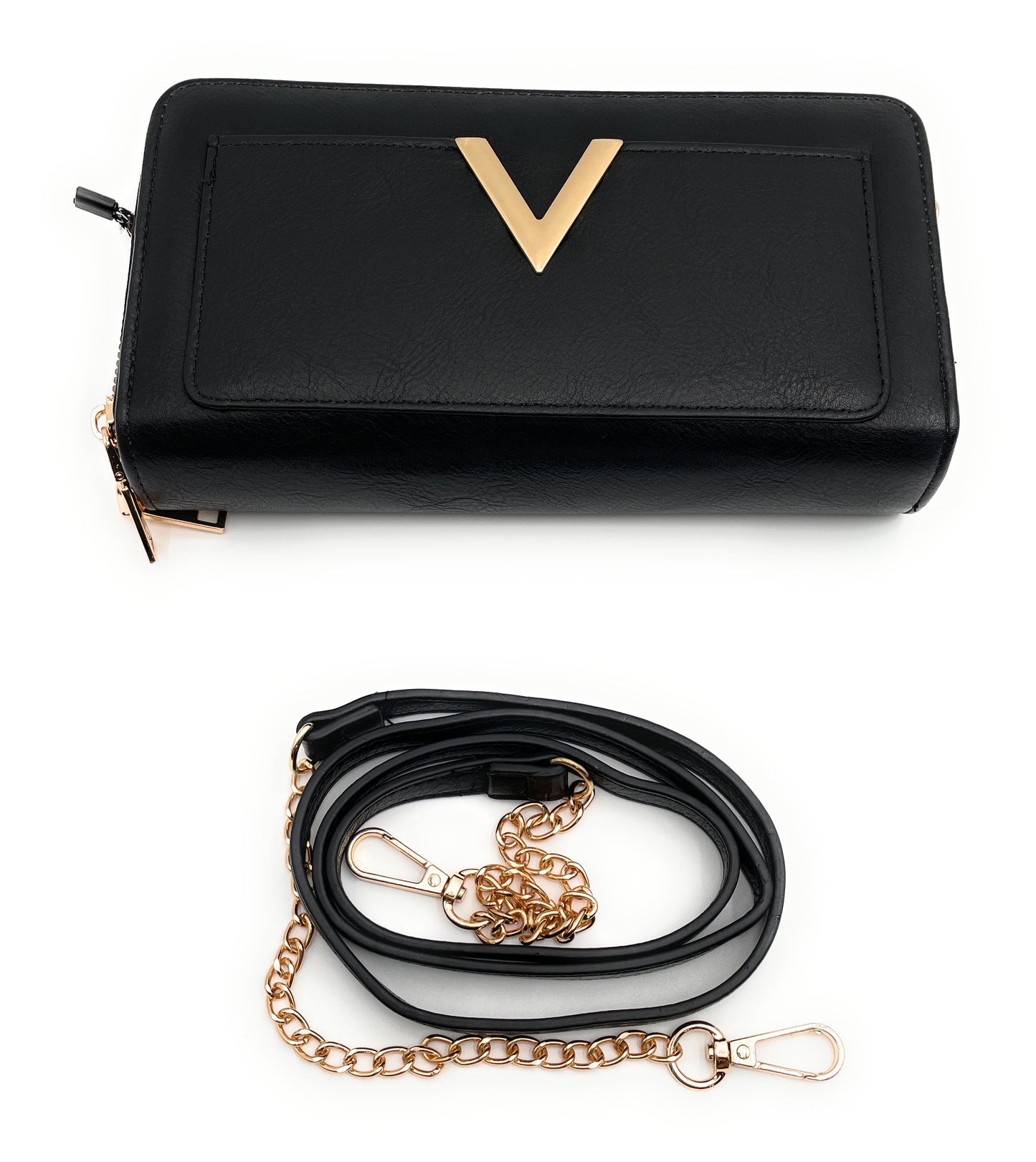 V Crossbody Wallet