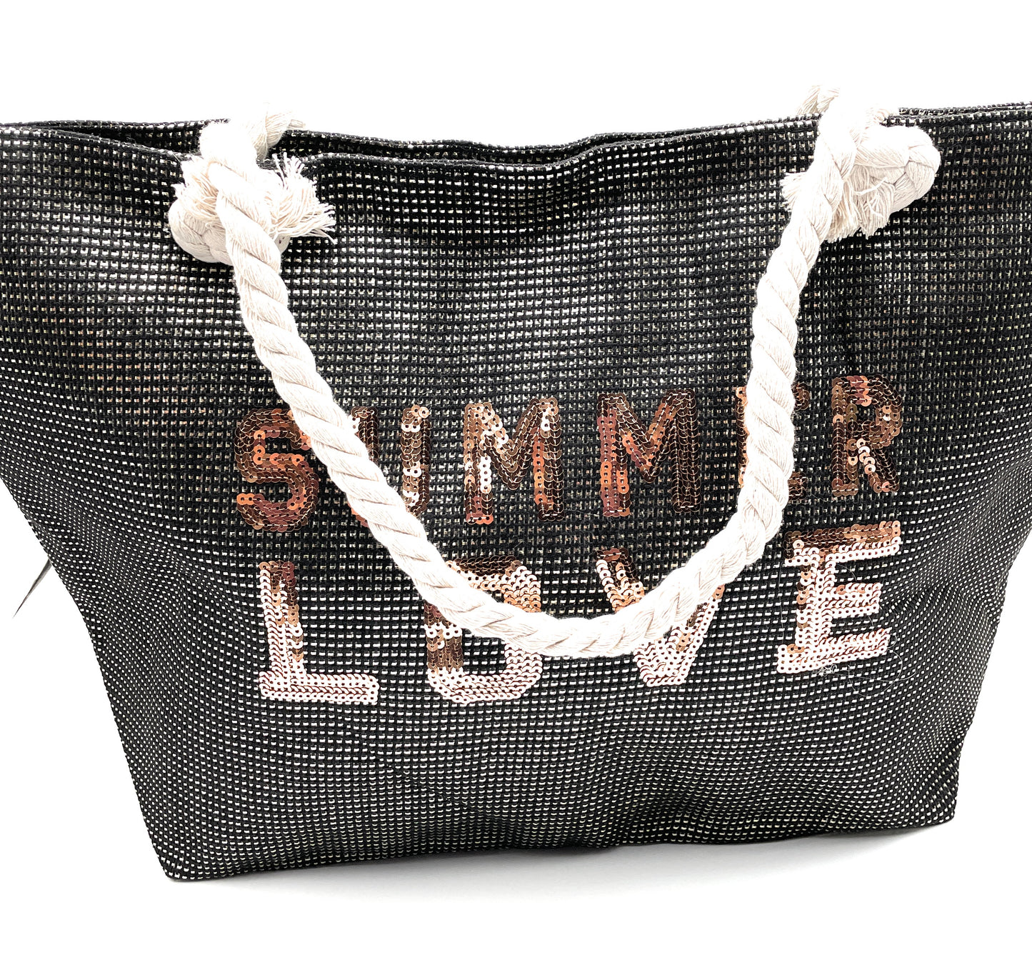 Beach Bag  SUMMER LOVE Glitz Beach Tote Bag