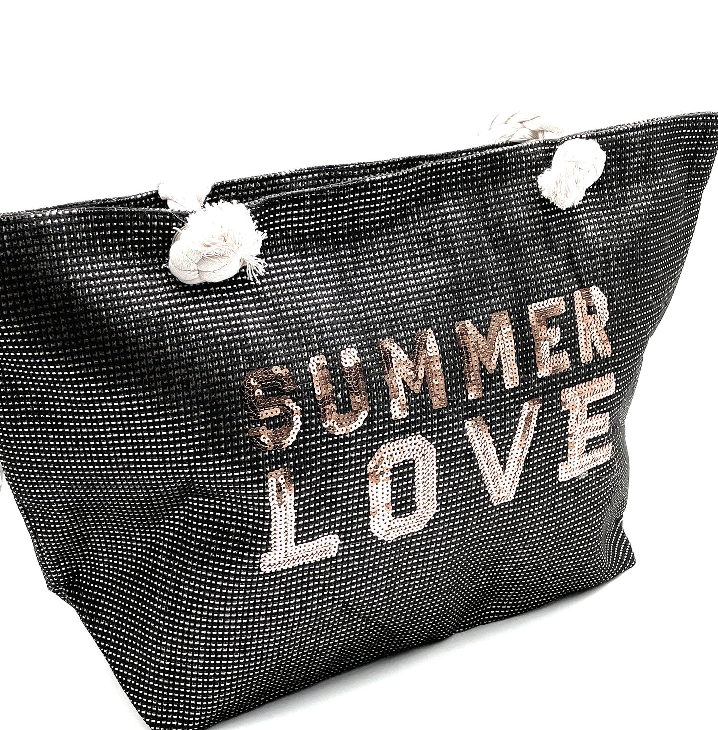 Beach Bag  SUMMER LOVE Glitz Beach Tote Bag