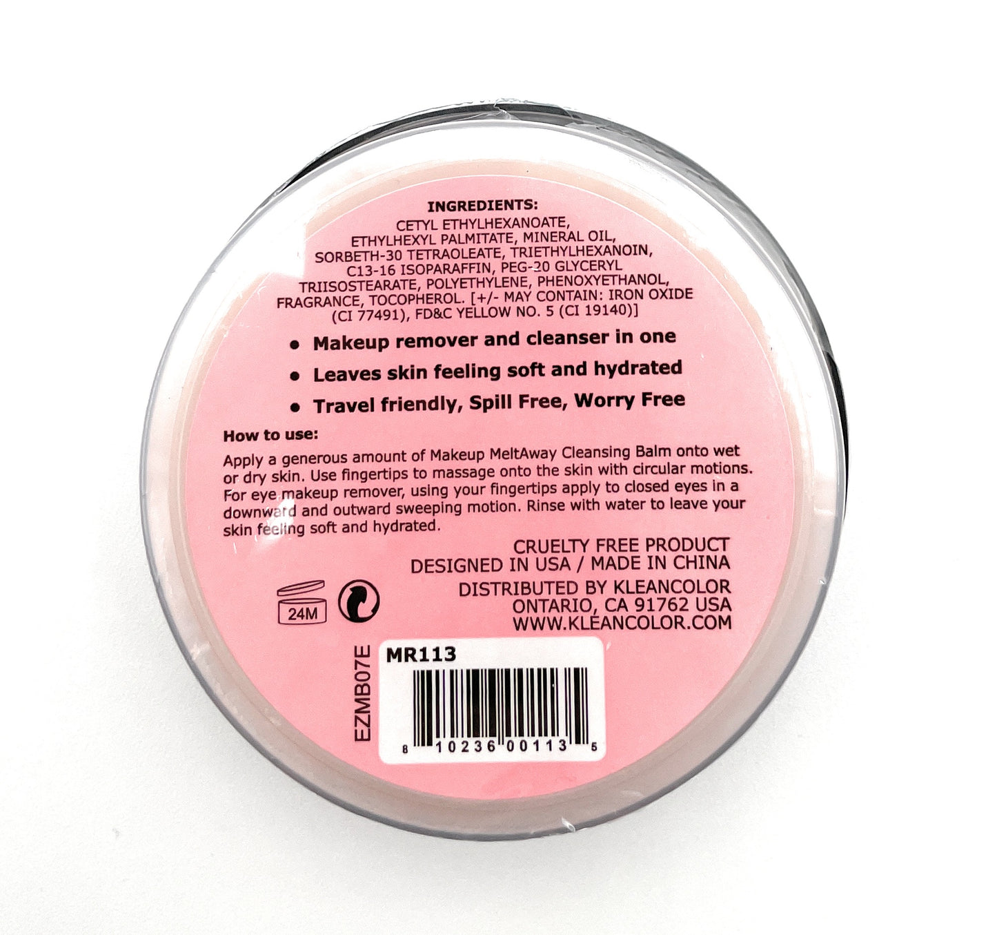 Makeup MeltAway Cleansing Balm Kleancolor