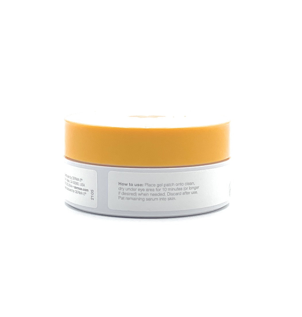 Eye Patch - Vitamin C Bright Eyes Hydro Gel Patches Allantoin Caffeine Vitamin B3, Depuffs brightens dark circles