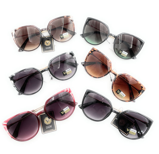 Oversize Thin Cat Eye Sunglasses  - VG DESIGNER LUXUARY  COLLECTION