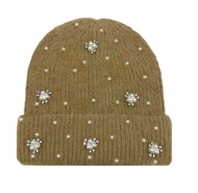 Pearl Stone Studded Beanies