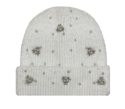 Pearl Stone Studded Beanies