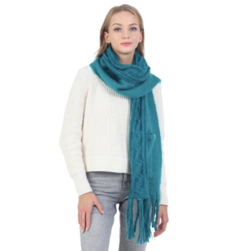 Women’s Fringe Pocket Scarf