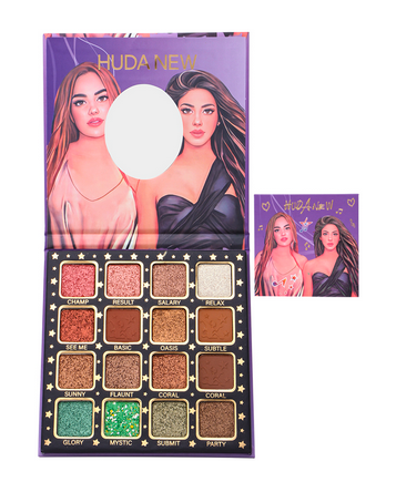 Eyeshadow - NEW 16 COLOR PALETTE W MIRROR