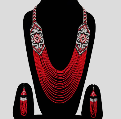 Beaded Jewelry Red